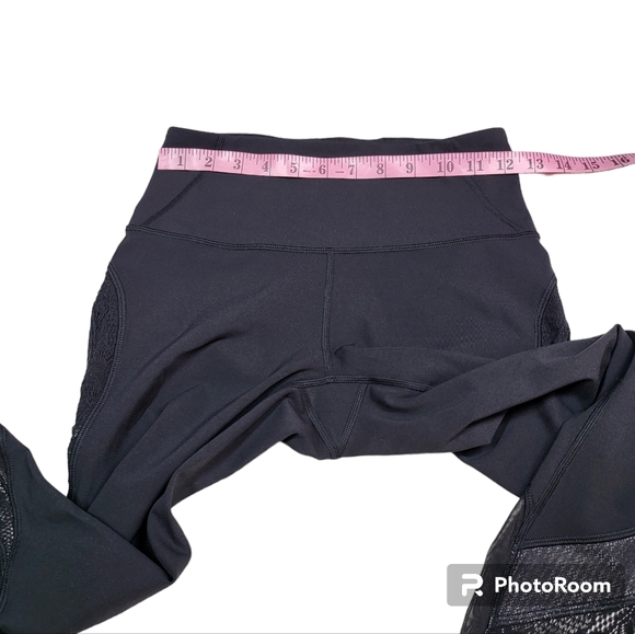 Lululemon Wunder Under Crop 21" *Lace Black - Picture 7 of 16